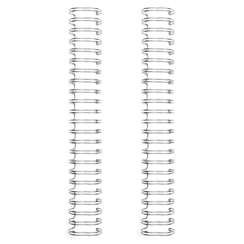 Espiral para Encadernação Wire o The Cinch Prata 25mm - 2 Unidades