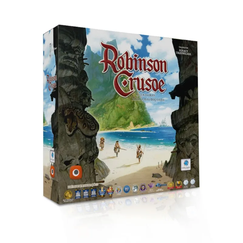 Jogo de tabuleiro - Robinson Crusoe 2º Edição