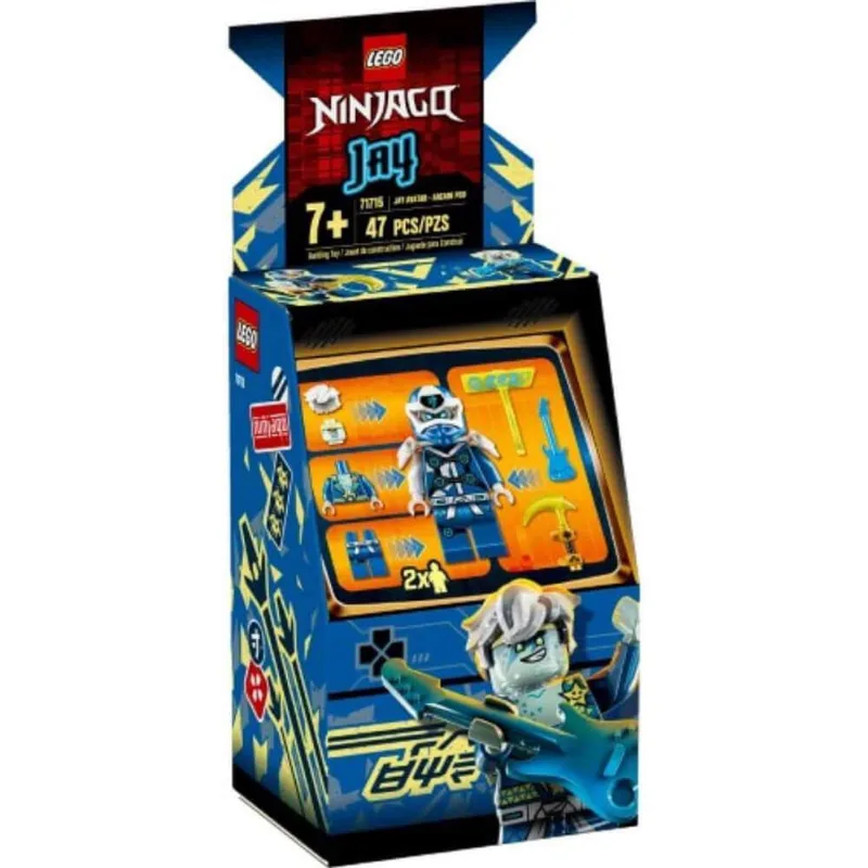 Lego ninjago 71715 jay avatar pod de arcade