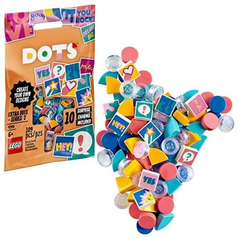 Conjunto de Peças para Crianças - Série 2 41916 lego dots Extra