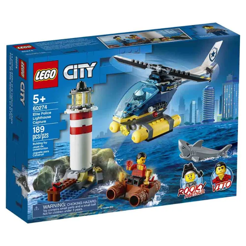 LEGO City Polícia de Elite: Captura no Farol 60274 189 Peças 40438