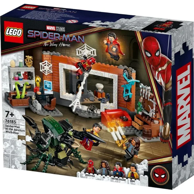 76185 Lego Super Heroes Homem Aranha - Homem Aranha Na Oficina do Santuário