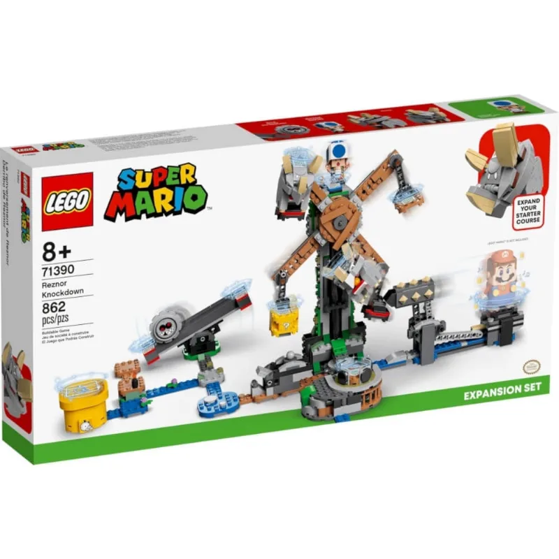 LEGO SUPER MARIO 71390 PACOTE EXPANSAO O DERRUBE DOS REZNORS