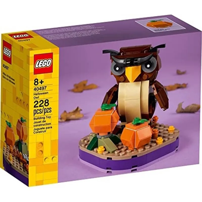 Coruja de Halloween lego