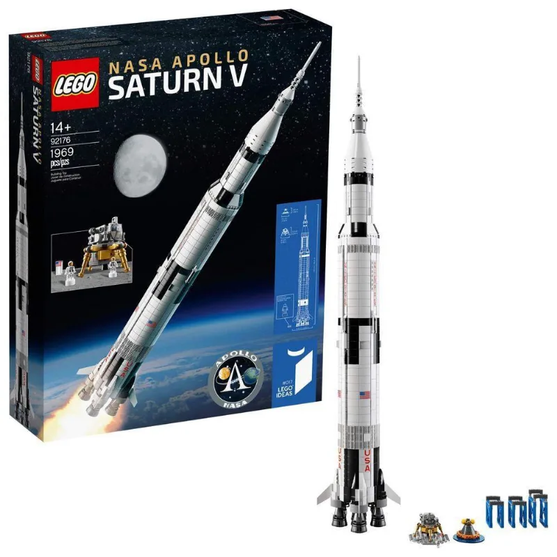 Lego Ideas: Nasa Apollo Saturn v, Foguete Espacial, 92176