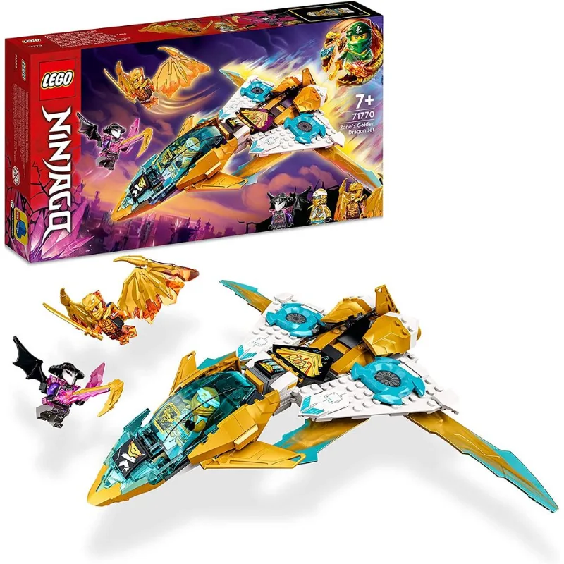 71770 Lego Ninjago - Jato de Dragão Dourado do Zane