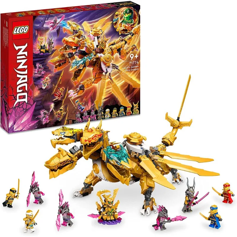 71774 Lego Ninjago - Ultradragão Dourado do Lloyd