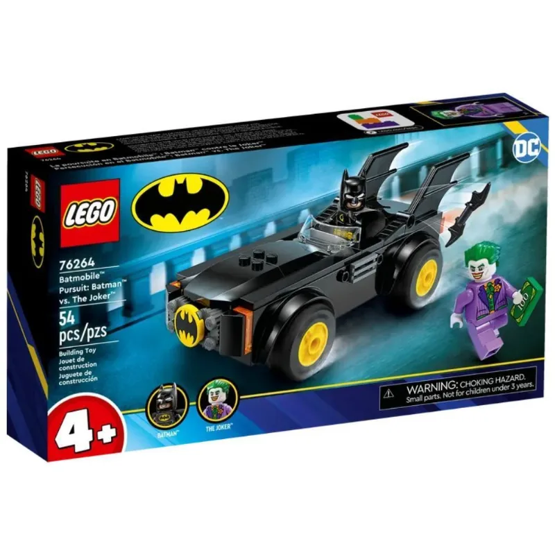 Lego Perseguição de Batmóvel 54 Peças - 76264