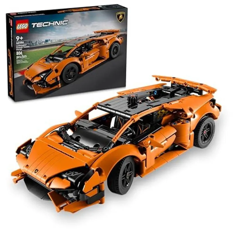 Lego Technic Lamborghini Huracán Tecnica Laranja, 806 Peças