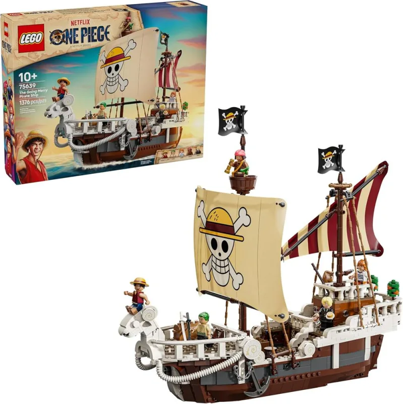 Blocos De Montar - O Barco Pirata Going Merry LEGO DO BRASIL - LC