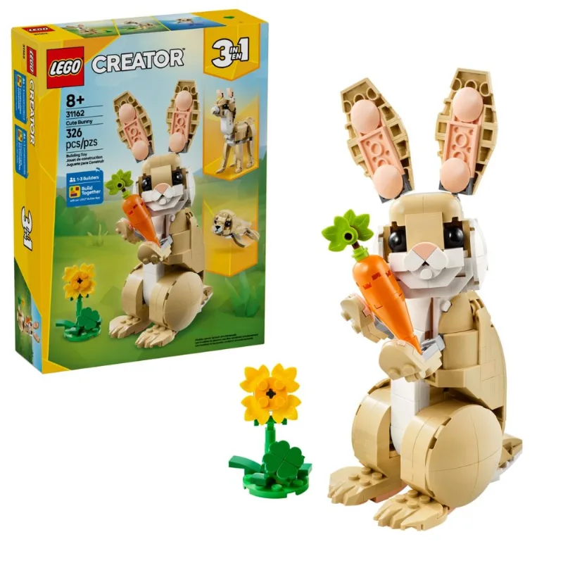 Blocos de Montar - Coelho Fofo 3 em 1 - LEGO LEGO DO BRASIL