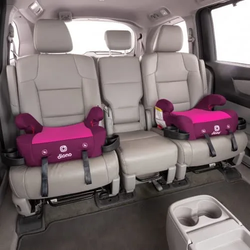 Diono Solana 2 xl 2022, Conectores de trava dupla, assento de carro booster de posição de cinto sem costas leve, 8 anos 1 assento de reforço, rosa - Não Disponível