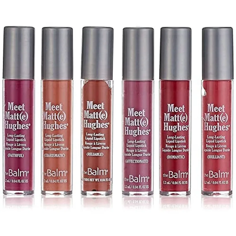 TheBalm Meet Matt (e) Hughes 6 Mini lábio líquido de longa d