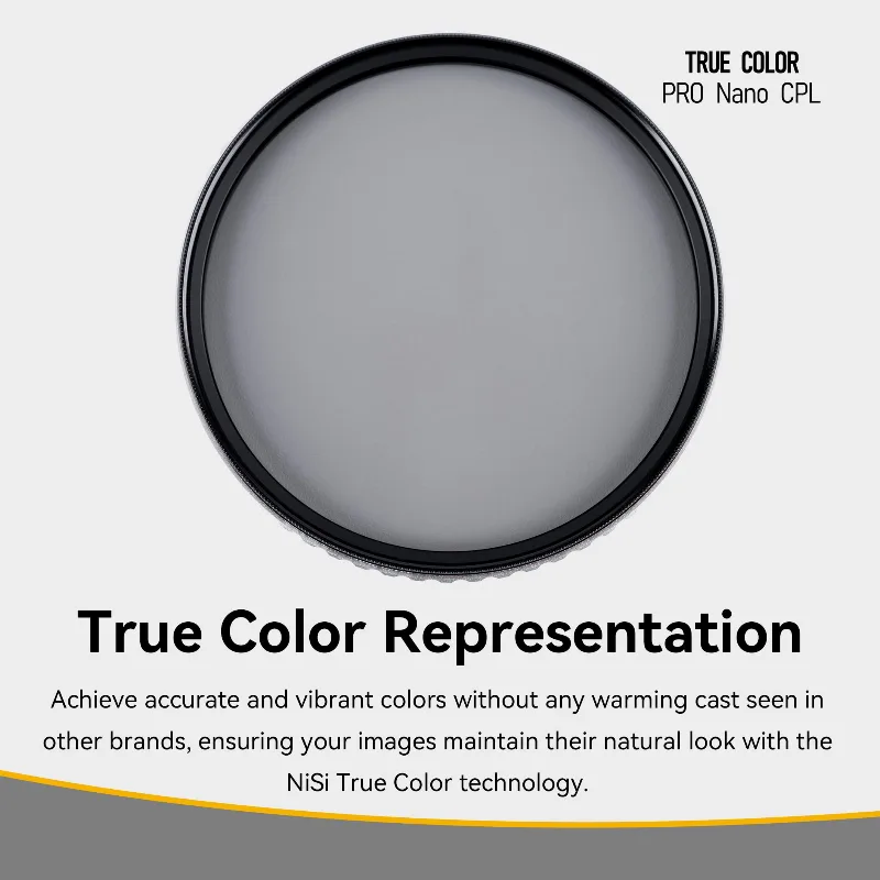 Filtro Polarizador Circular Nisi True Color 46mm Para Câmera