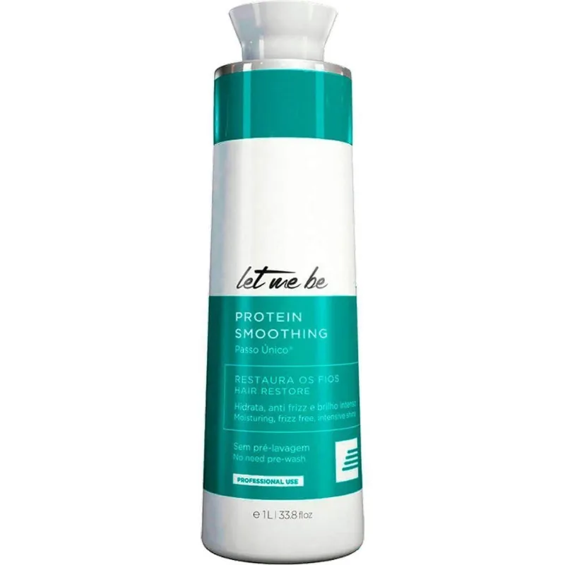 Let Me Be - Escova Progressiva Protein Smoothing Passo único Sem Formol 1l