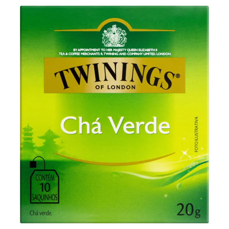 Chá Verde Twinings 20g 10 Sachês - Twinings