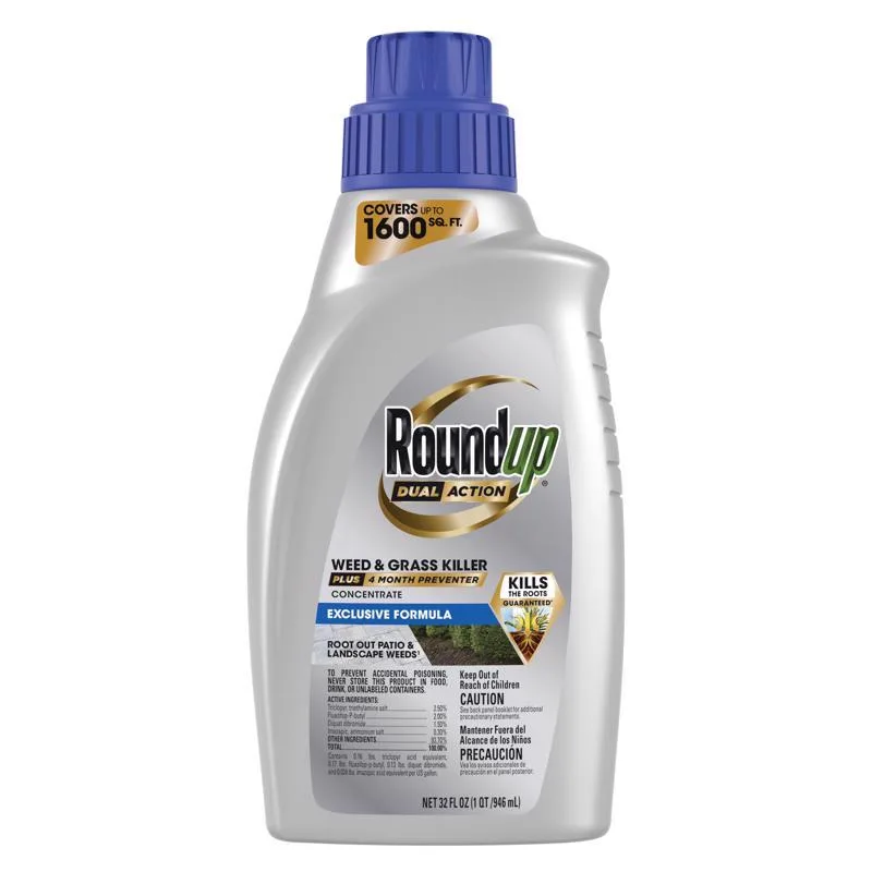 Assassino De Ervas E Ervas Roundup Dual Action 960 Ml (pacote Com 6) - Não Informado