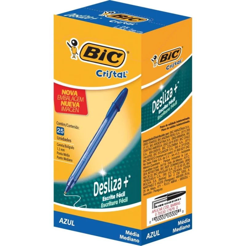 Caneta Esferografica Cristal SOFT Azul - bic