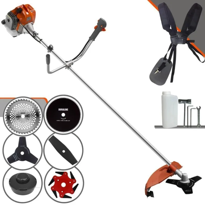 Roçadeira Tekna RL430ACN-TK 6 em 1 43CC 1.7HP com Kit para Jardim e Mato Gasolina - Tekna