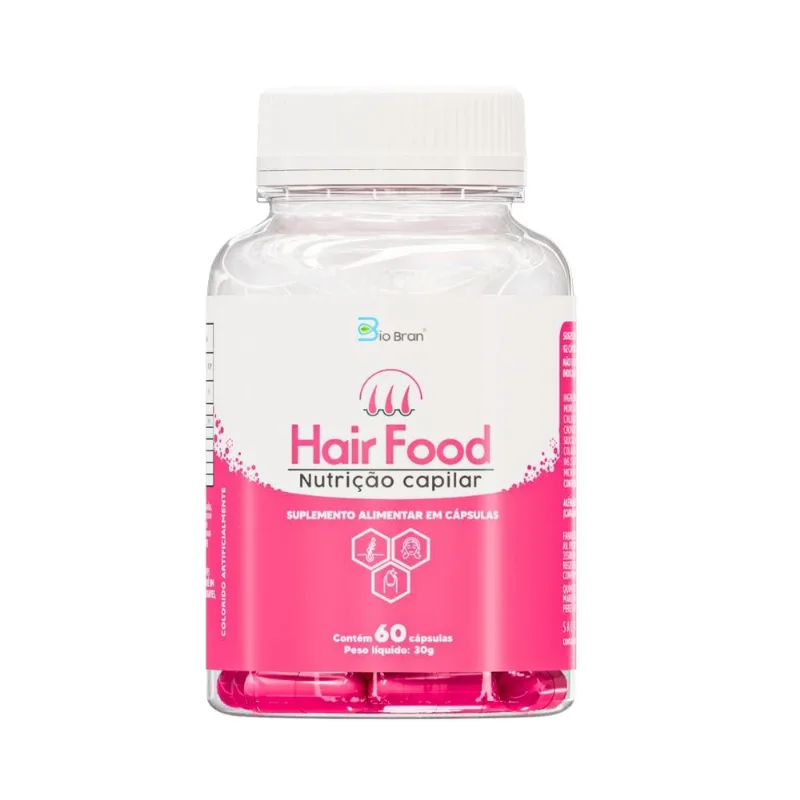 Vitamina Para Cabelos, Pele E Unhas Com Biotina, Msm E Minerais Para Crescimento Capilar E Fortalecimento (60 Cápsulas)