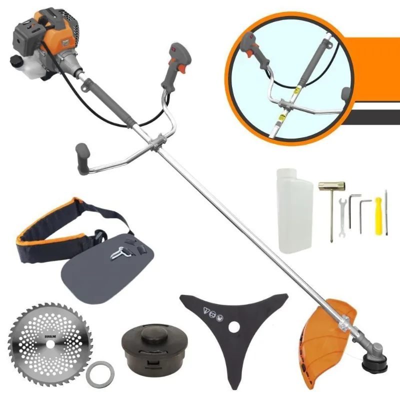 Roçadeira Tekna Rl430p 43cc + Carretel + Facas 3p + 40d