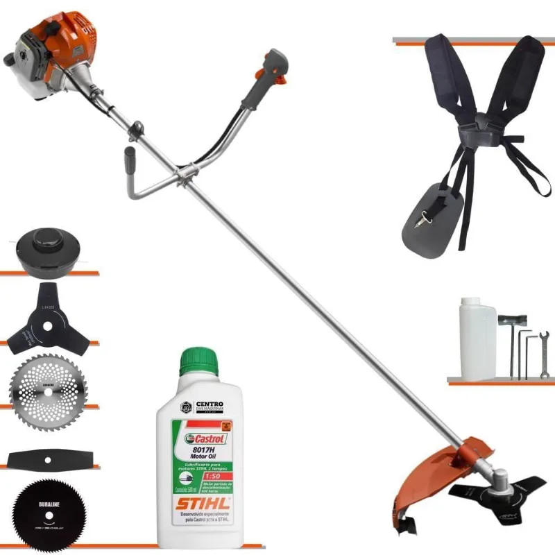 Roçadeira 5 Em 1 Tekna Rl520acg2 52cc 2hp + óleo Stihl
