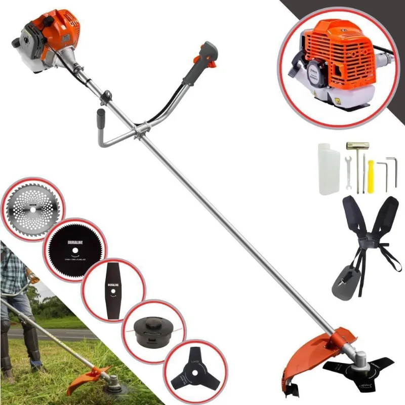 Roçadeira Robusta Tekna Rl430acn-tk Com Carretel + 4 Lâminas