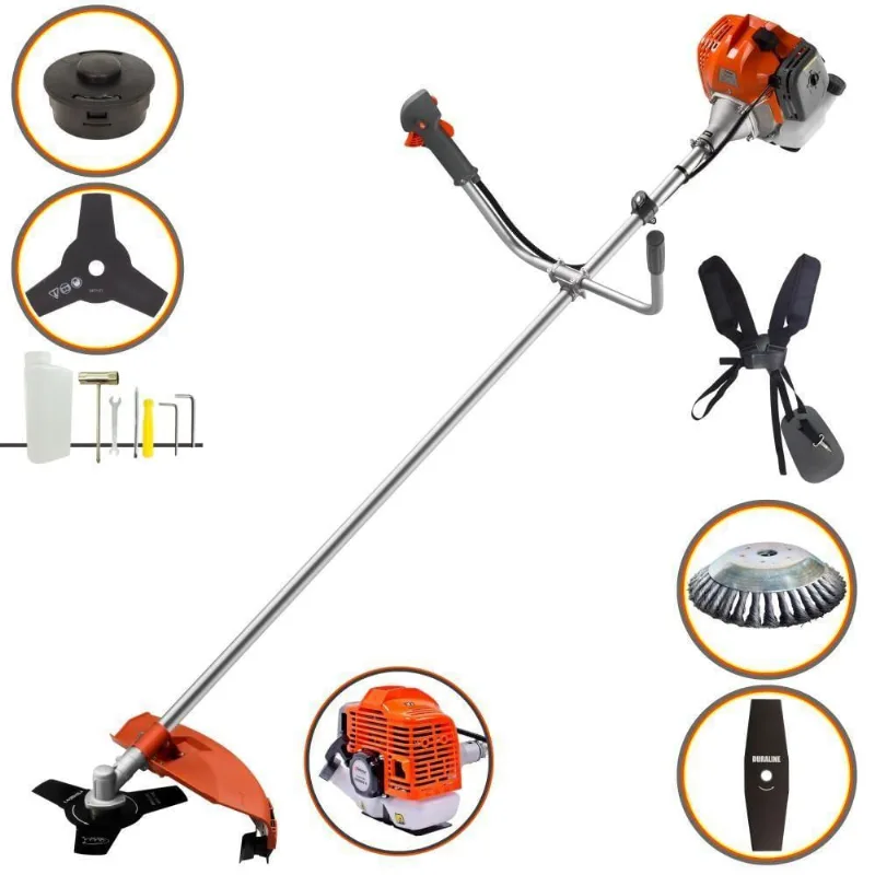 Roçadeira à Gasolina Rl430acntk 43cc + Escova + Faca 40d