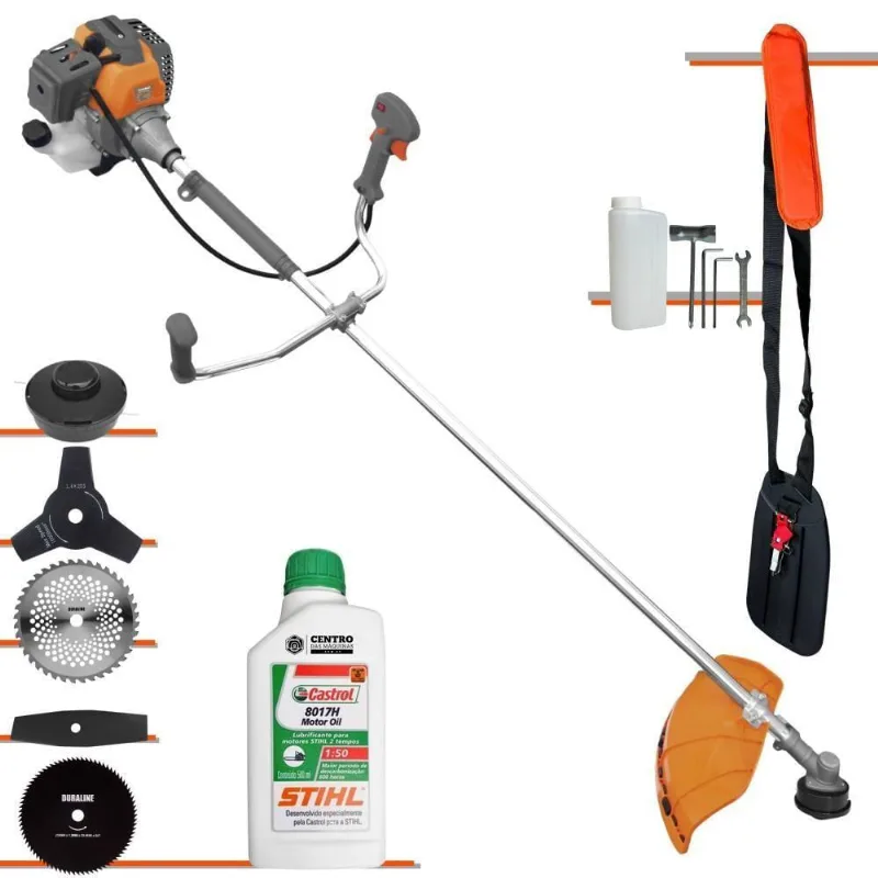 Roçadeira Tekna Rl520p 5 Opções De Cortes + óleo Stihl