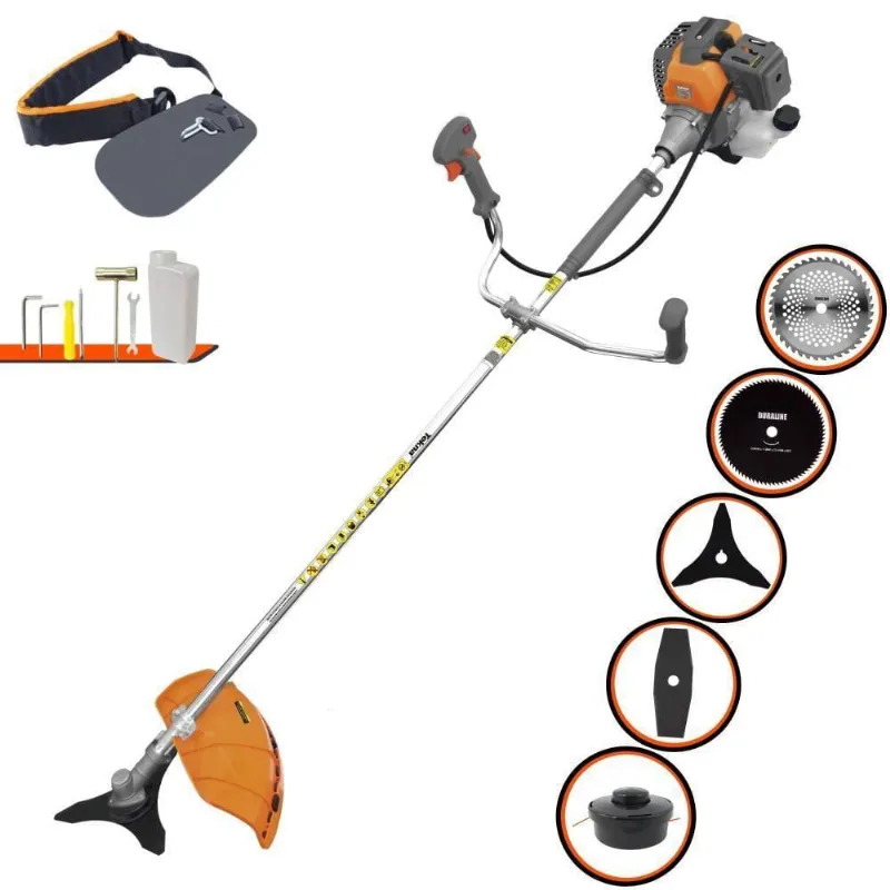 Roçadeira Robusta Tekna Rl430-p Com Carretel + 4 Lâminas