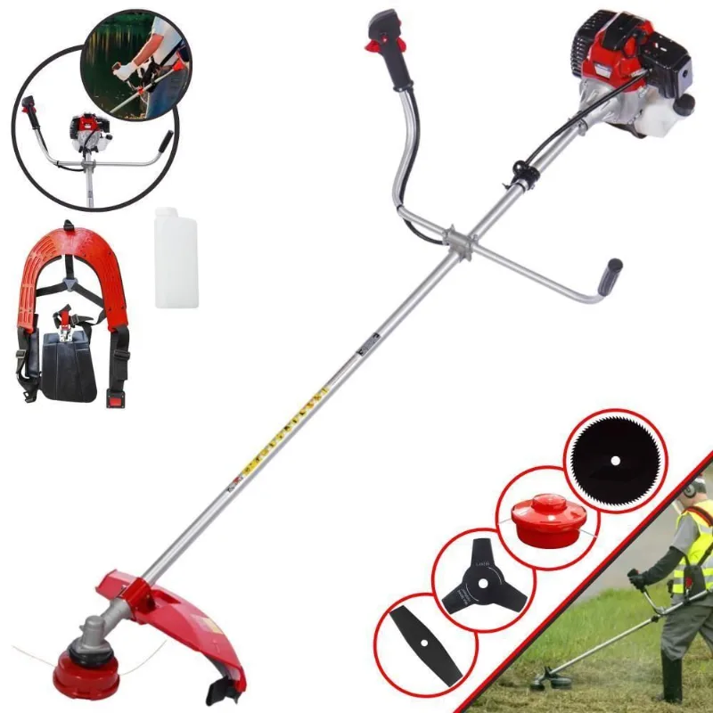 Roçadeira Rt43l 43cc 1,7hp Toyama Com 4 Opções De Cortes