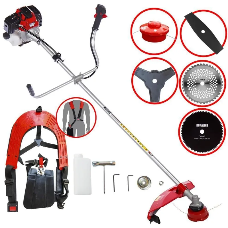 Roçadeira Robusta Toyama Rt43-l Com Carretel + 4 Lâminas