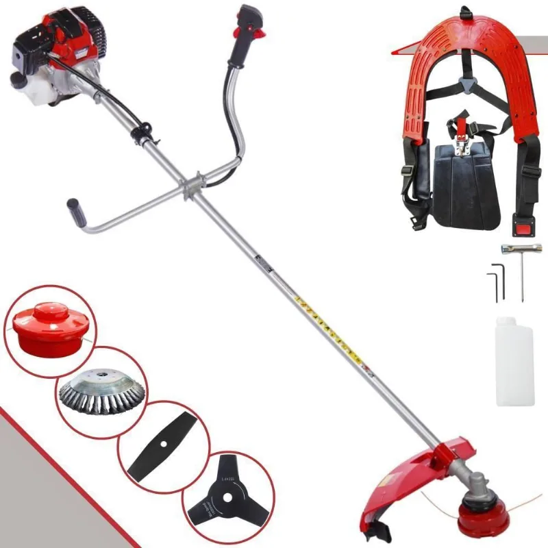 Roçadeira Robusta Toyama Rt43-l 43cc 2t + Faca 2p E Escova