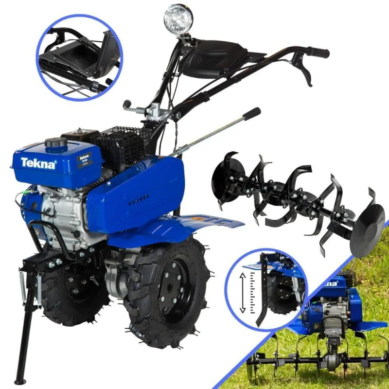 Micro Trator Tekna Tk90r 212cc Com 24 Lâminas Cultivadoras - Tekna