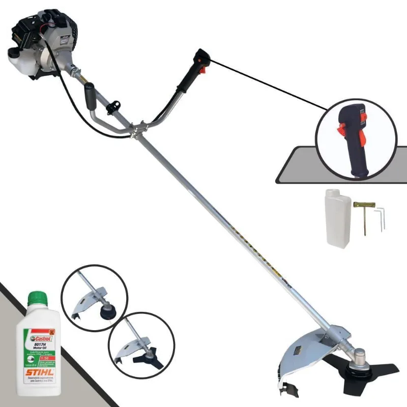 Roçadeira Robusta Tbc43h Toyama 43cc 1,7hp + Óleo Stihl 2t