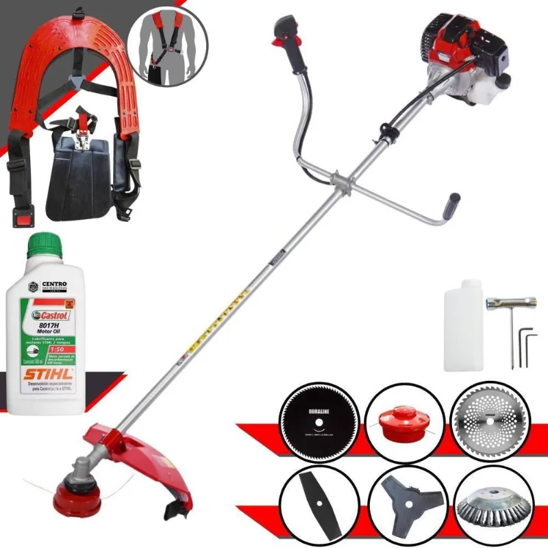Roçadeira Rt43l Toyama + Óleo Stihl + 6 Opções De Cortes