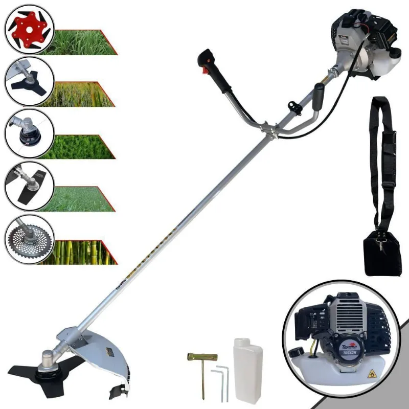 Roçadeira Robusta Toyama Tbc43h 2t Com Carretel + 4 Lâminas