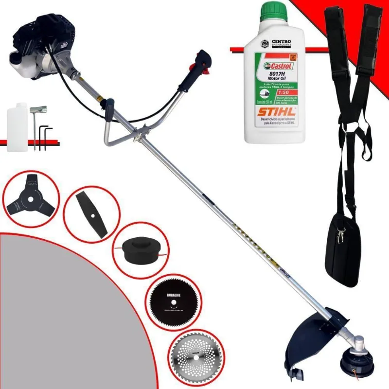 Roçadeira Lateral Toyama Rt43lb25a 1,7hp 5 Em 1 + óleo Stihl