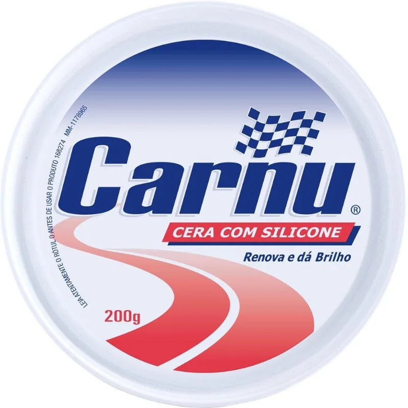 Cera Automotiva Carnu Com Silicone Sm Importado 200g