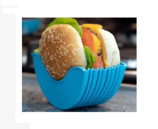 Suporte Para Hambúrguer Em Silicone - Não Informado