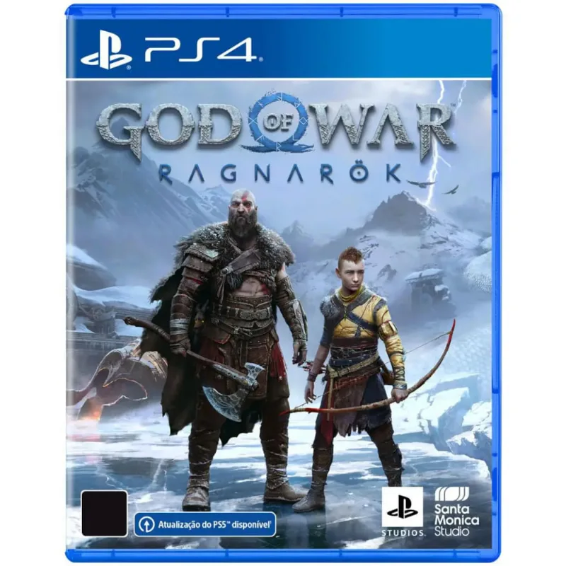 Jogo God of War Ragnarök Edição De Lançamento PlayStation 4 Mídia Física 4013
