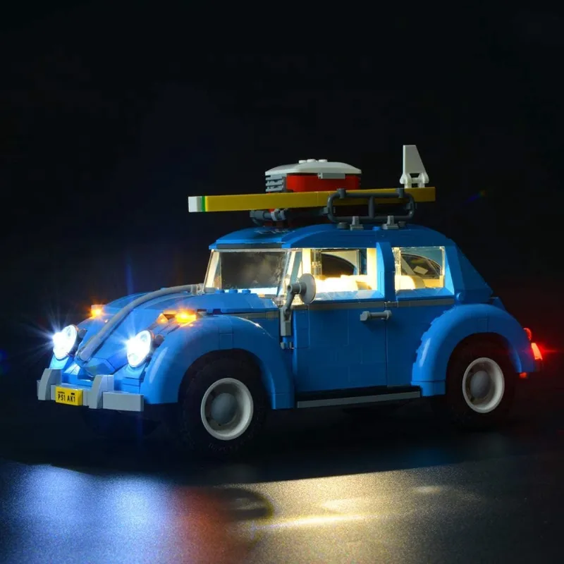BrikSMAX Led Lighting Kit para criador Volkswagen - Compatível com lego 10252 blocos de construção modelo - não incluir o conjunto lego