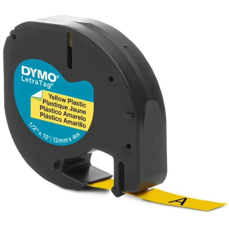 Fita para Rotulador Eletronico 12MMX4MTS Poliester PTO/AMAREL - IMEX
