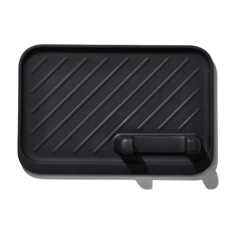 DESCANSO PARA CHURRASCO OXO 26CM EM SILICONE PRETO 4080570733 - Oxo