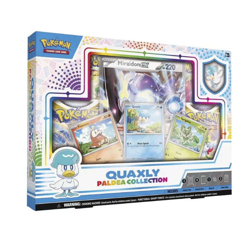 Pokémon tcg: Coleção Paldea Pin - Quaxly