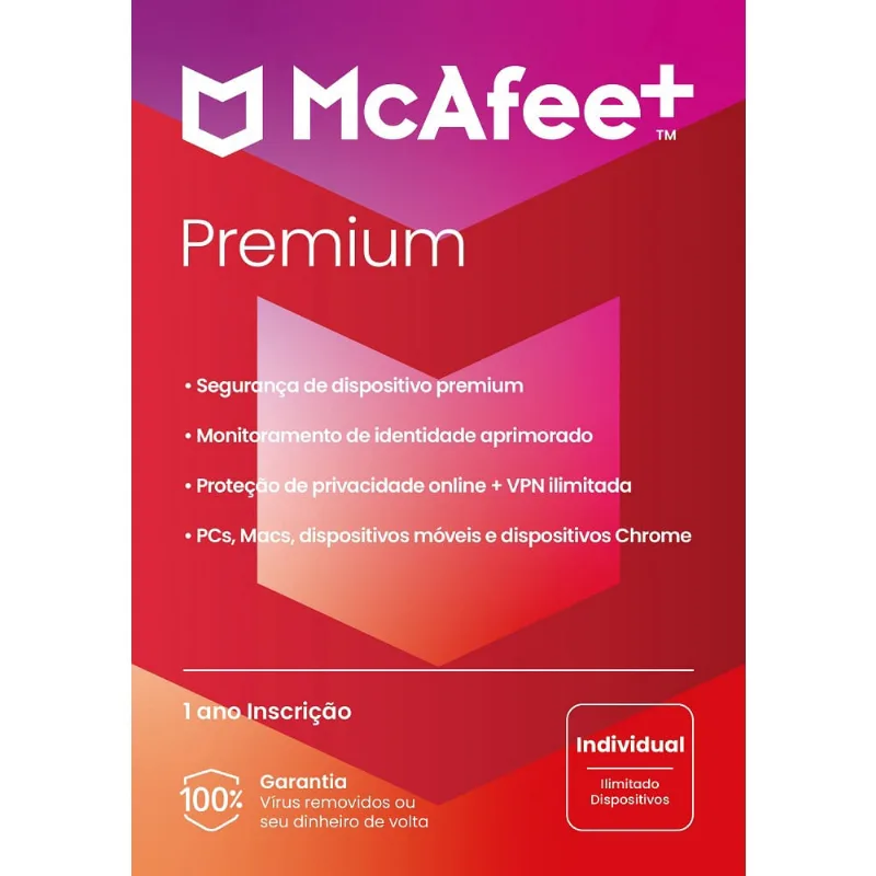 McAfee + Premium Individual para Dispositivos Ilimitados