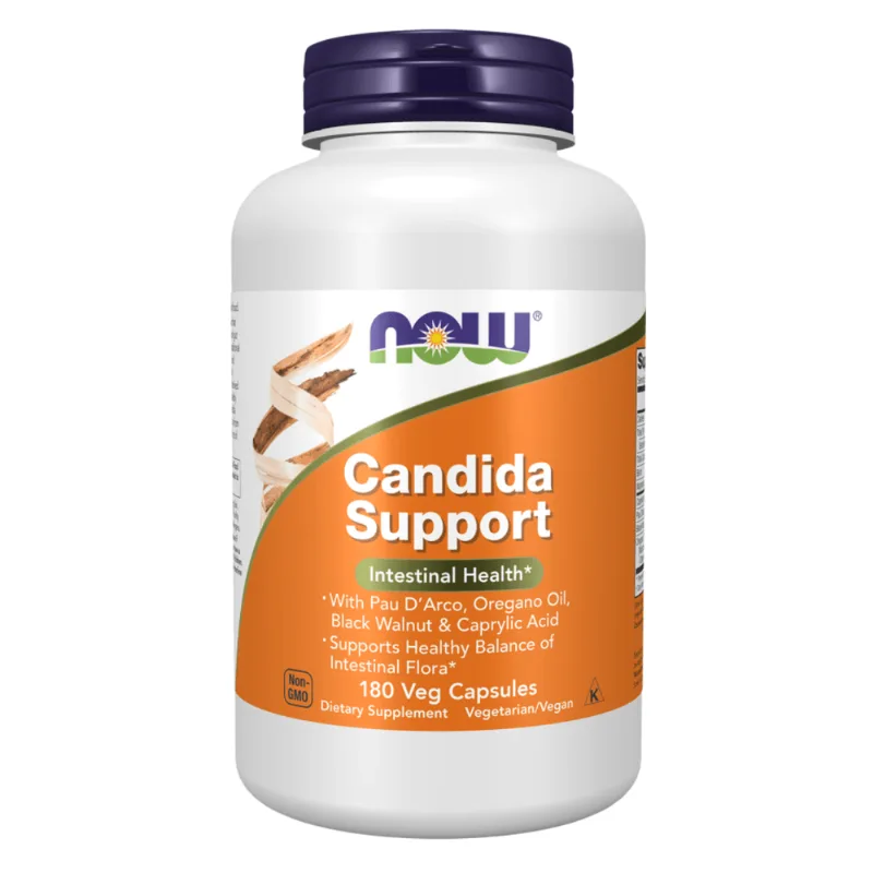 Candida Suporte 180 Cápsulas NOW Foods