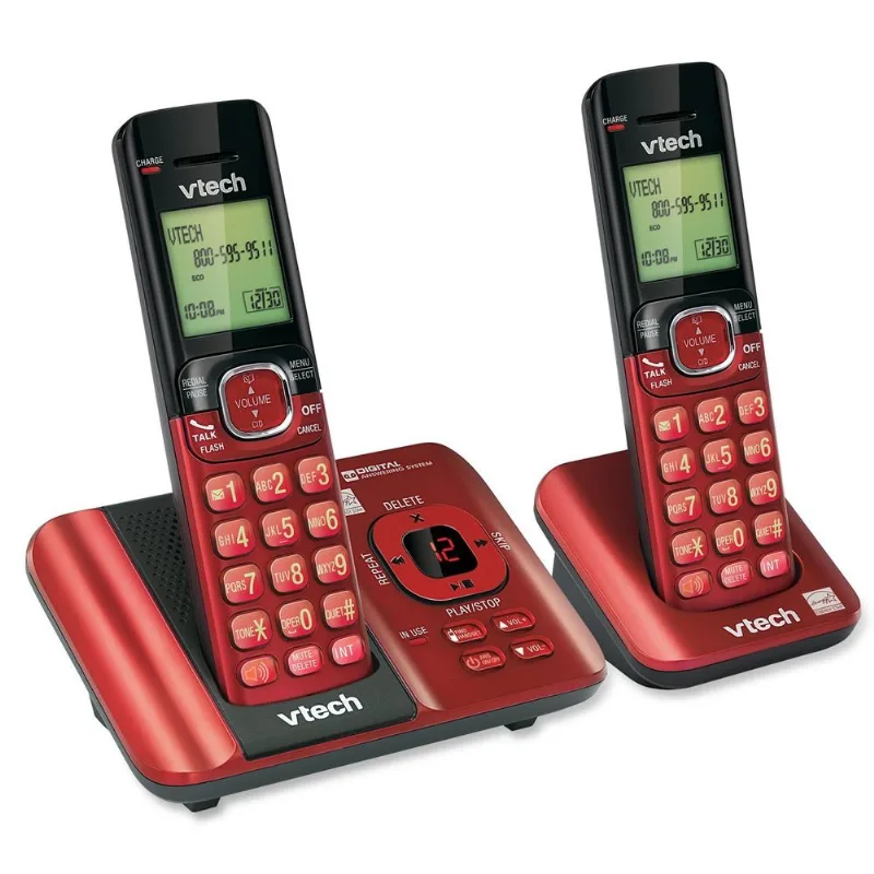 Telefone Vtech Cs6529-26 Dect 6.0 Com Identificador De Chamadas/chamada Em Espera