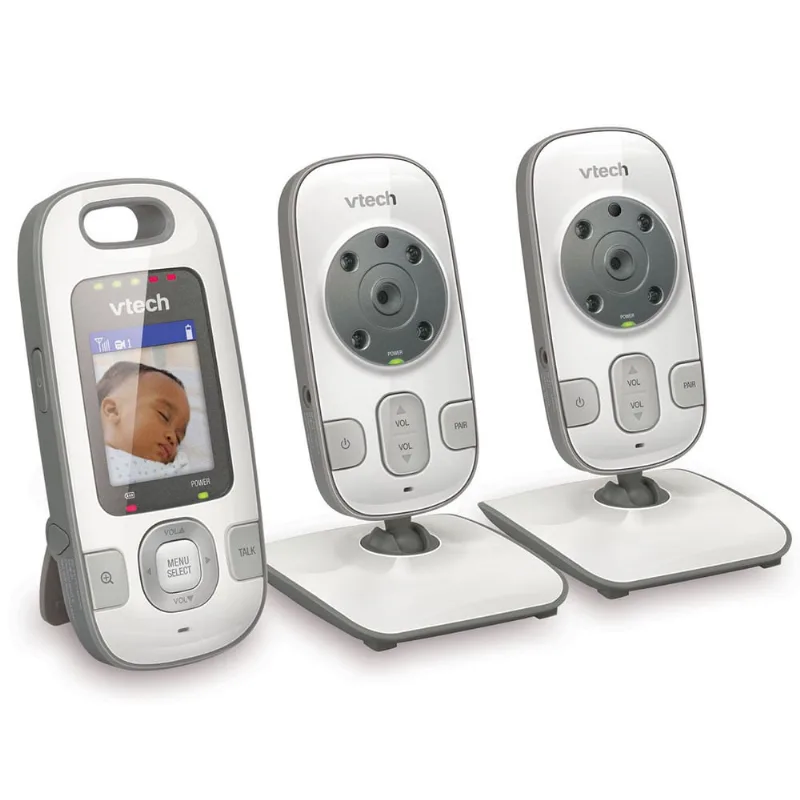 Monitor de vídeo digital para bebês VTech BV73122GY com 2 câmeras