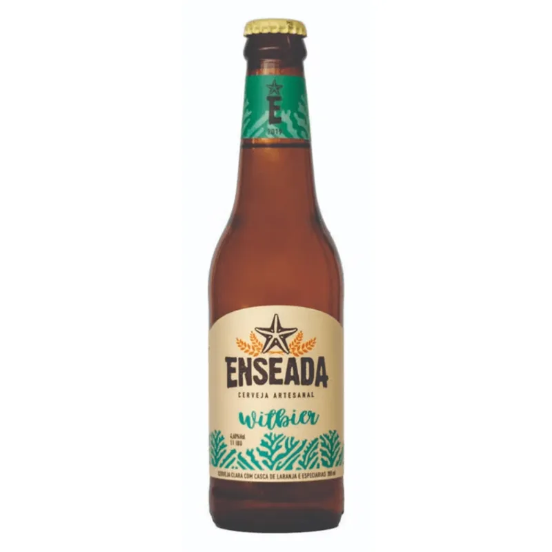 Cerveja Puro Malte Witbier Enseada Garrafa 355ml